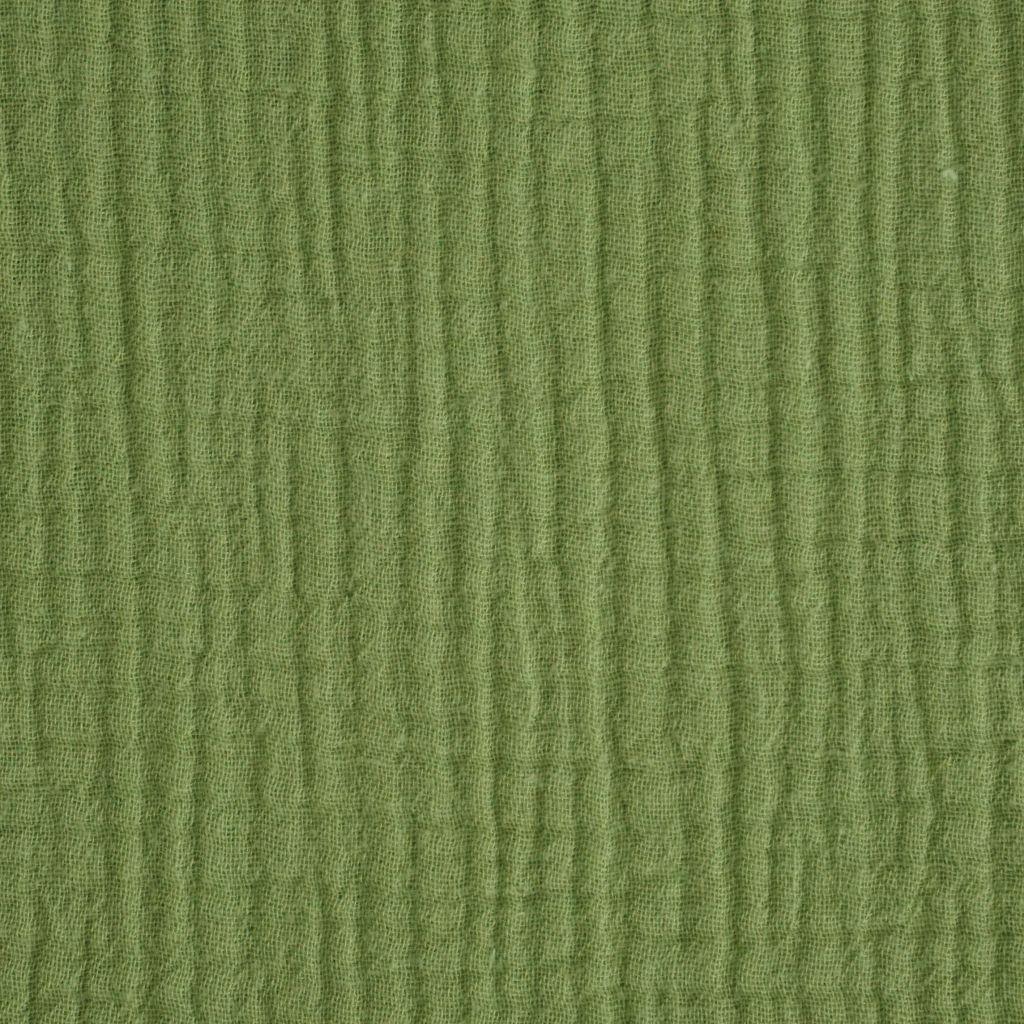 Musselin Double Gauze uni hellgrün